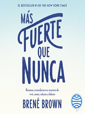 cover image of Más fuerte que nunca
